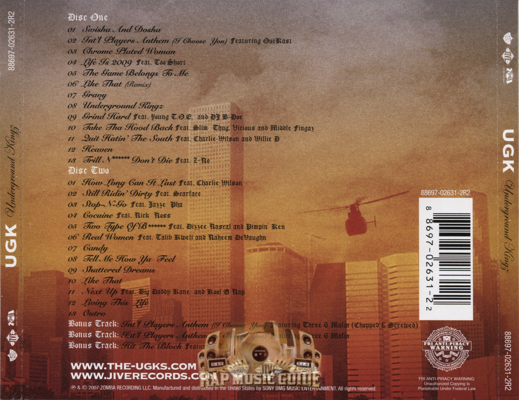 UGK - Underground Kingz: CD | Rap Music Guide